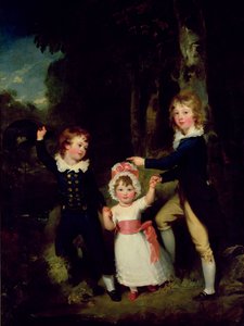 ジョージ・キャベンディッシュ卿の子供たちの肖像、1790 作： Thomas Lawrence